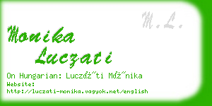 monika luczati business card